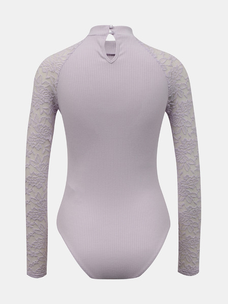 TALLY WEiJL Body mov deschis cu mâneci din dantelă TALLY WEiJL