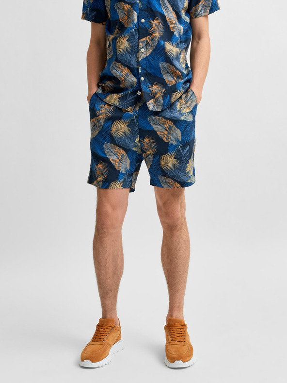 SELECTED Homme Joel Pantaloni scurți Albastru