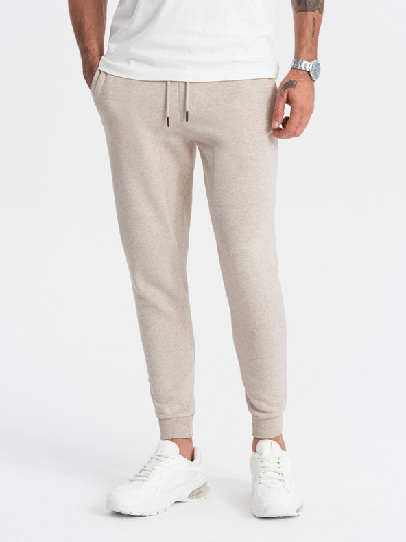 Ombre Clothing Pantaloni de trening Bej