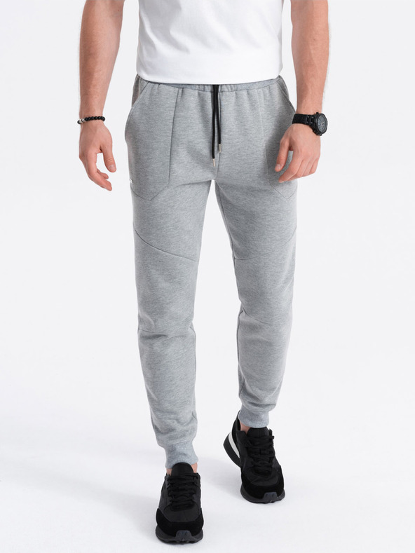 Ombre Clothing Pantaloni de trening Gri