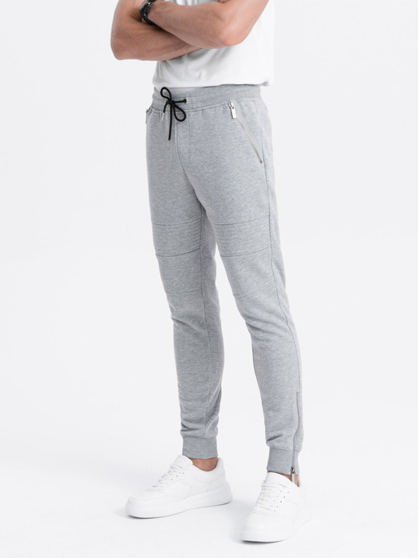 Ombre Clothing Pantaloni de trening Gri