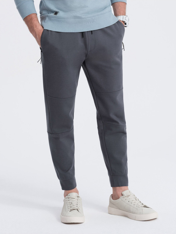 Ombre Clothing Pantaloni de trening Gri