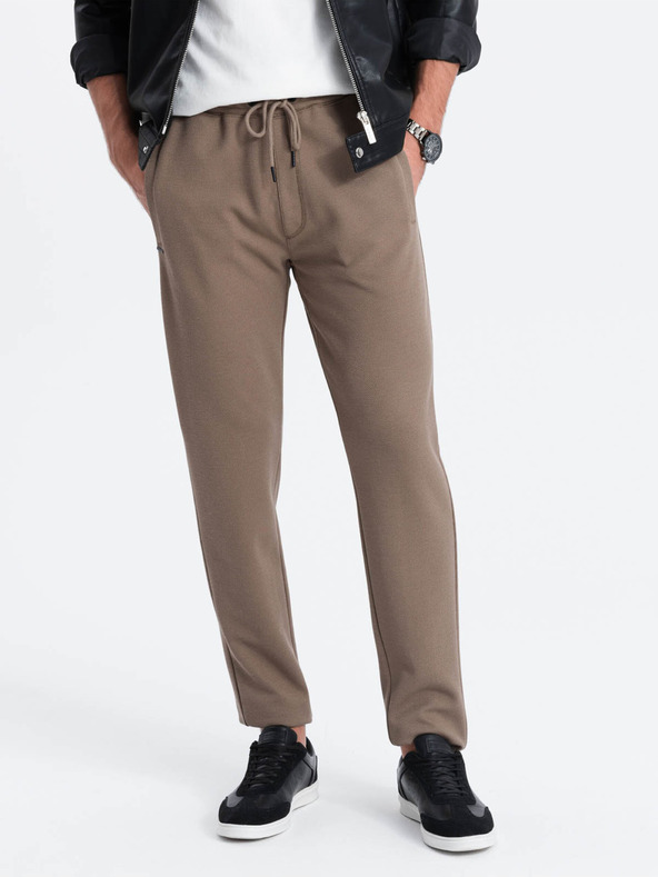 Ombre Clothing Pantaloni de trening Maro