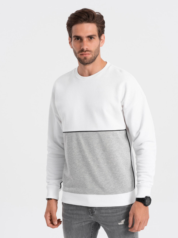 Ombre Clothing Hanorac Alb
