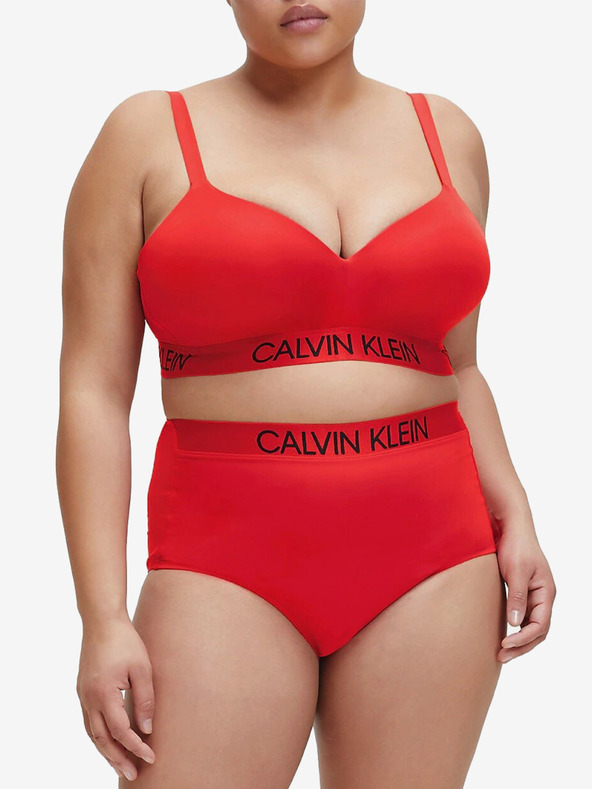 Calvin Klein Underwear Partea superioară a costumului de baie Roșu