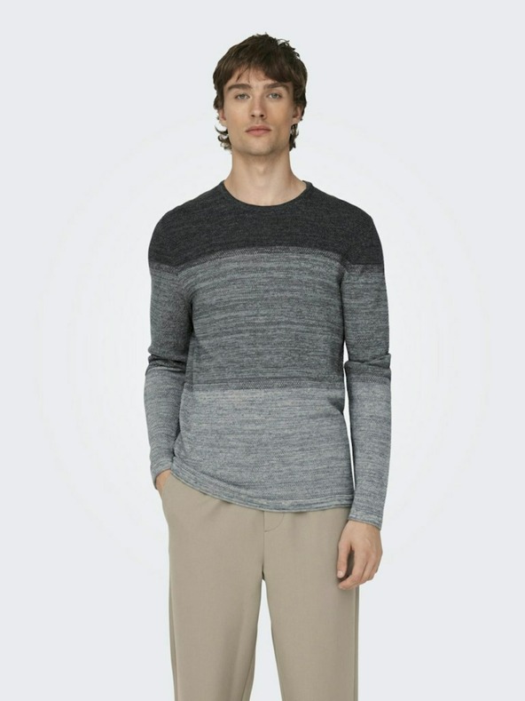 ONLY & SONS Panter Pulover Gri