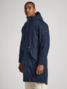 Pepe Jeans Parka de iarnă albastru închis pentru bărbați Pepe Jeans Bowie