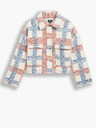 Levi's® Jachetă în carouri pentru femei Levi's® Sherpa bej