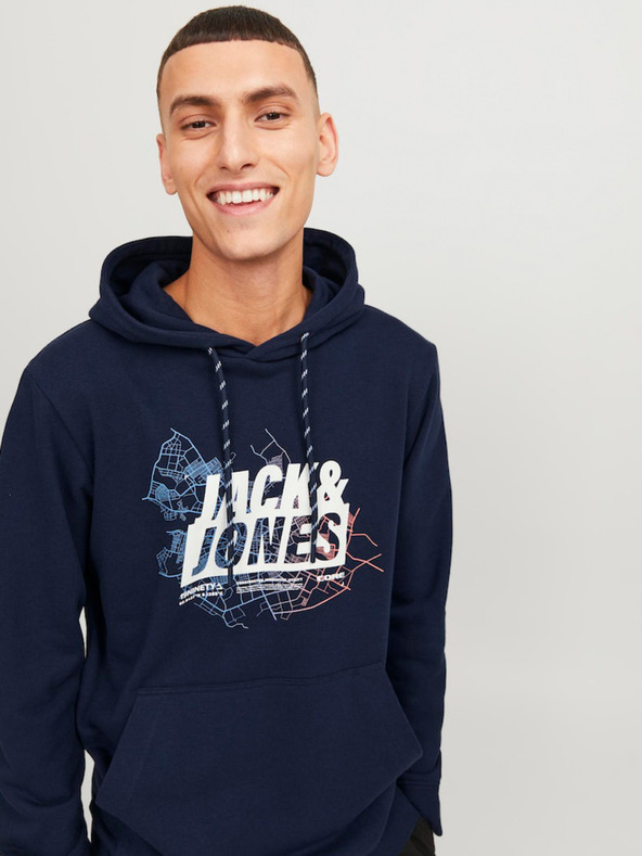 Jack & Jones Map Hanorac Albastru