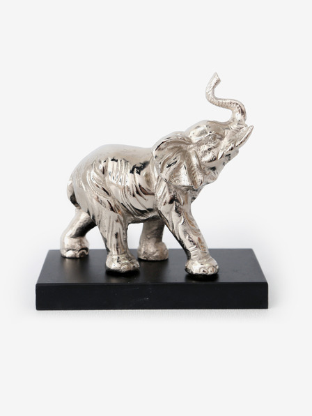 SIFCON Statuetă decorativă din metal argintiu SIFCON Elefant