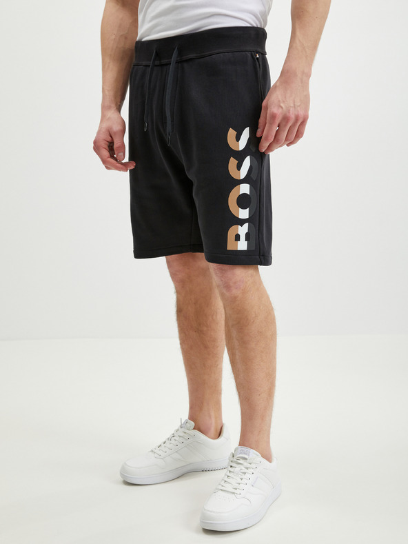BOSS Pantaloni de trening negri pentru bărbați Hugo Boss