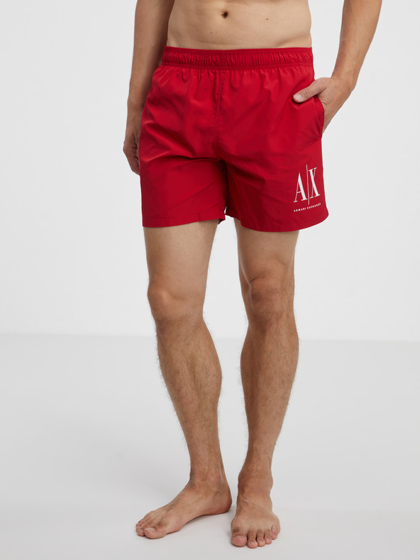 Armani Exchange Costum de baie Roșu