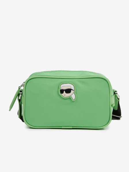 Karl Lagerfeld Verde deschis Geantă Crossbody pentru femei KARL LAGERFELD Ikonik 2.0 Camera Bag