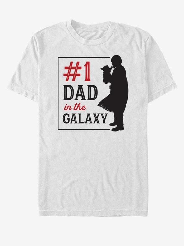 ZOOT.Fan Star Wars Mando Silhouette Tricou Alb