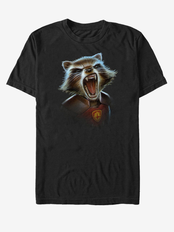 ZOOT.Fan Marvel Rocket Strážci Galaxie Tricou Negru