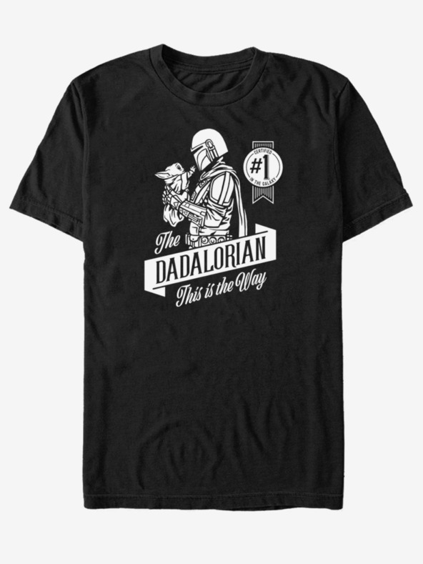 ZOOT.Fan Star Wars Mando Side shot Tricou Negru