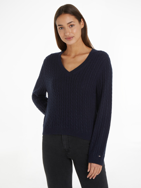 Tommy Hilfiger Pulover Albastru