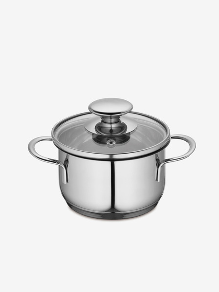 Küchenprofi Oală mică cu capac din sticlă Küchenprofi (12 cm / 650 ml)