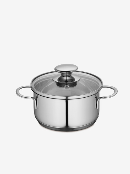 Küchenprofi Oală mică cu capac din sticlă Küchenprofi (14 cm / 1000 ml)