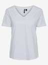 Pieces Tricou de bază alb pentru femei Pieces Ria