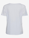 Pieces Tricou de bază alb pentru femei Pieces Ria