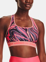 Under Armour UA Crossback Mid Print Sport Sutien