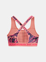 Under Armour UA Crossback Mid Print Sport Sutien