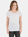 Sam 73 Tricou alb cu model pentru fete SAM 73