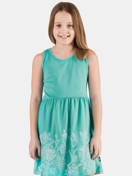 Sam 73 Rochie florală verde pentru fete SAM 73