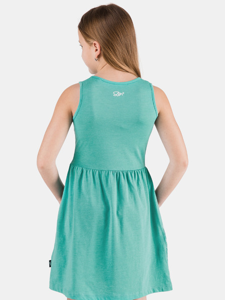 Sam 73 Rochie florală verde pentru fete SAM 73