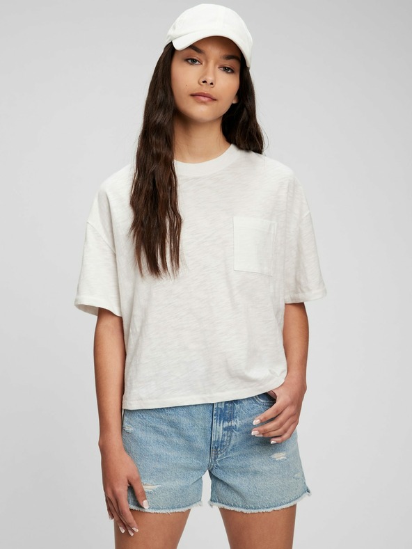 GAP Tricou pentru copii Alb