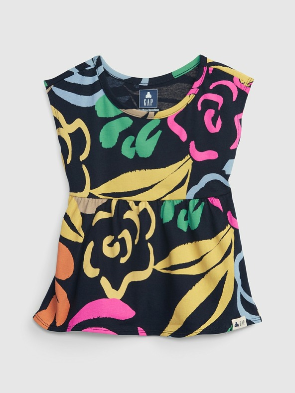 GAP Top pentru copii Negru Multicolor