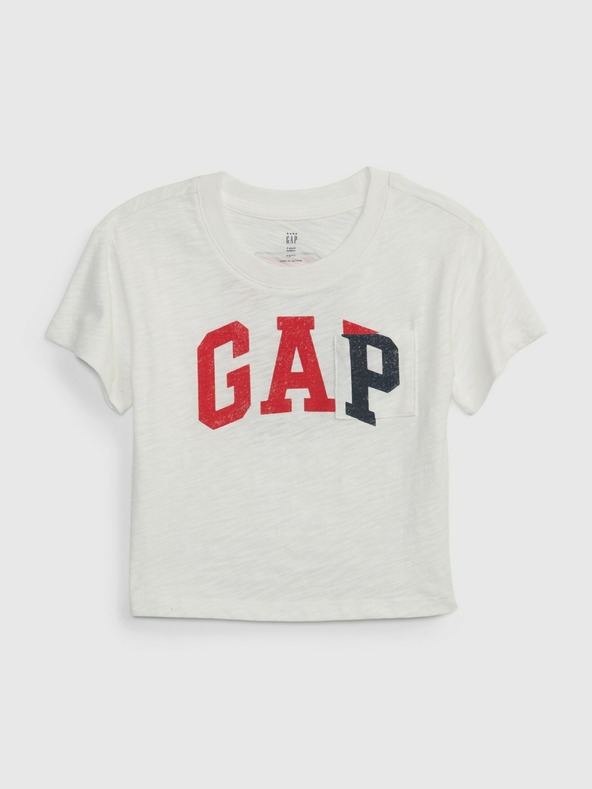 GAP Tricou pentru copii Alb