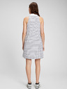 GAP Rochie frotir cu dungi și guler GAP
