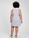 GAP Rochie frotir cu dungi și guler GAP