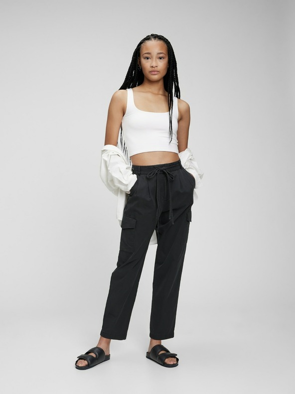 GAP Pantaloni Negru