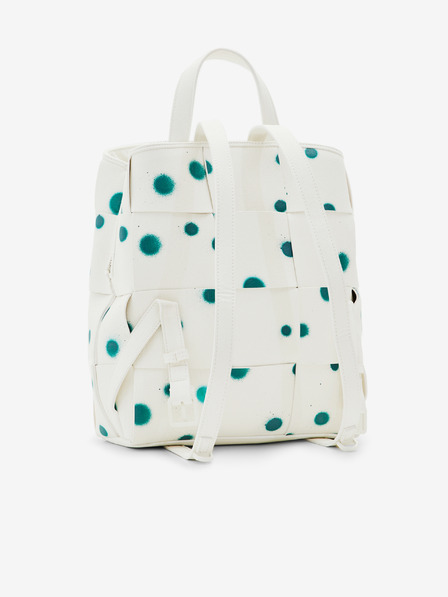 Desigual Rucsac Desigual New Splatter Sumy Mini cu modele verzi și albe pentru femei