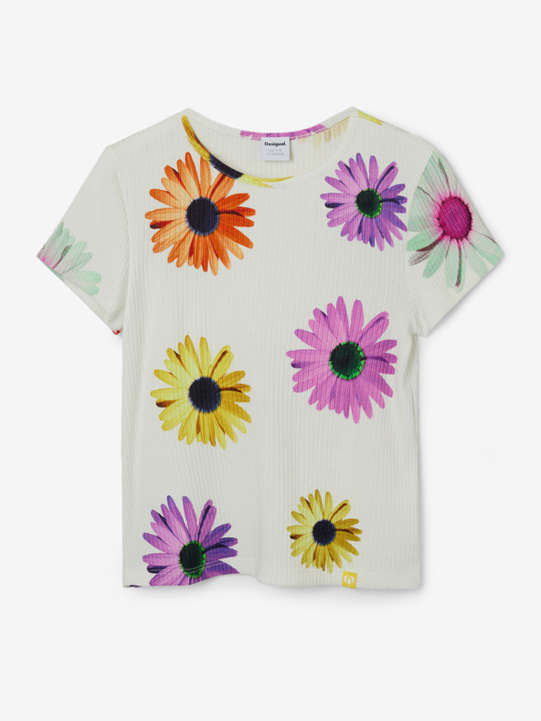 Desigual Danerys Tricou pentru copii Alb