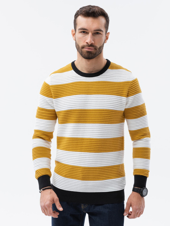 Ombre Clothing Pulover Galben