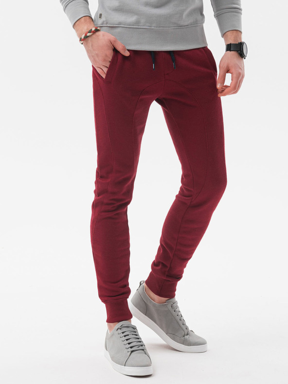 Ombre Clothing Pantaloni de trening Roșu