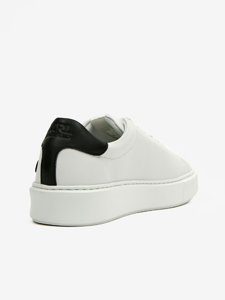 Karl Lagerfeld Adidași din piele albi pentru bărbați KARL LAGERFELD Maxi Up Injekt Logo