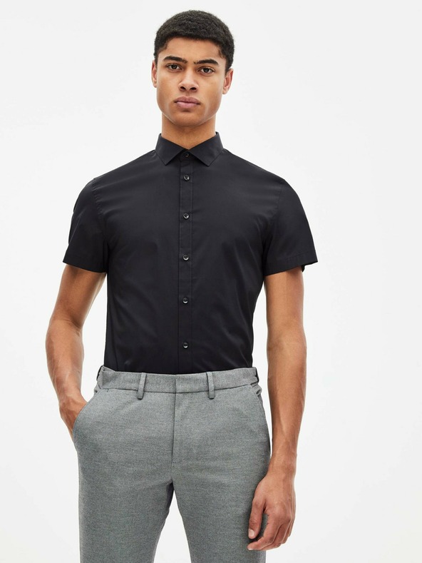 Celio Daslim Cămașă Negru