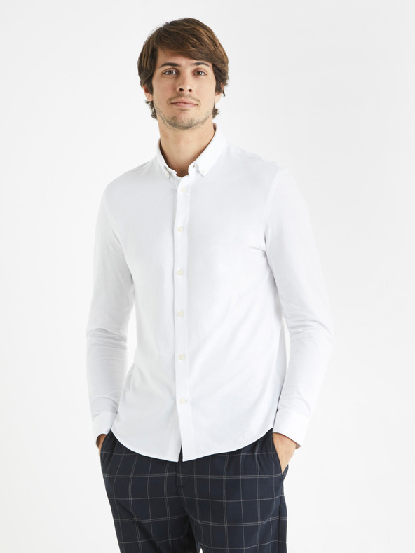 Celio Bapik Cămașă Alb