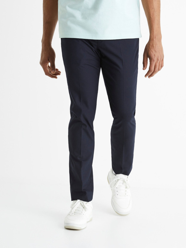 Celio Boamaury Pantaloni Albastru