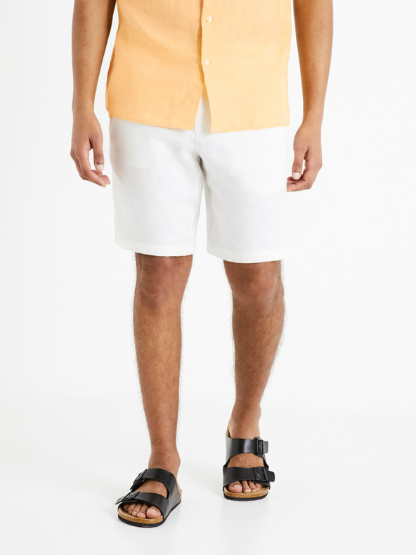 Celio Dolinusbm Pantaloni scurți Alb