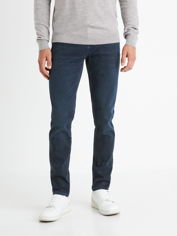 Celio Foslim Jeans Albastru