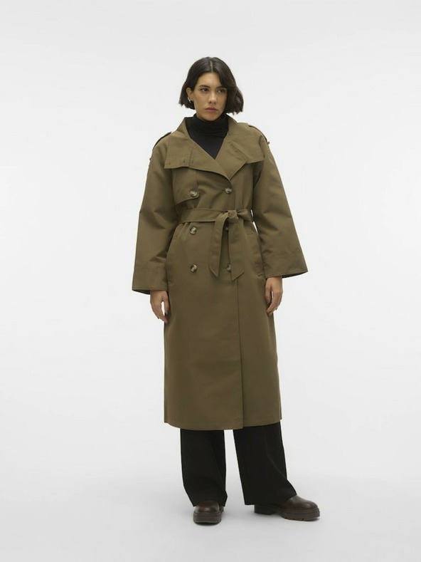 Vero Moda Trench kaki pentru femei Vero Moda Taylor