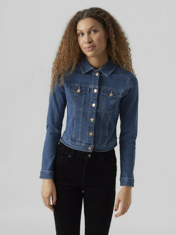 Vero Moda Luna Jachetă Albastru