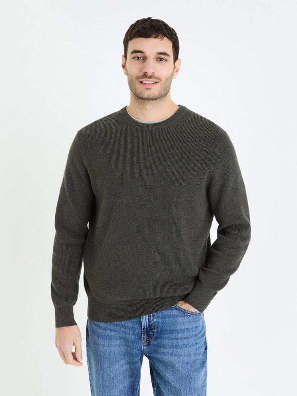 Celio Gexter Pulover Gri