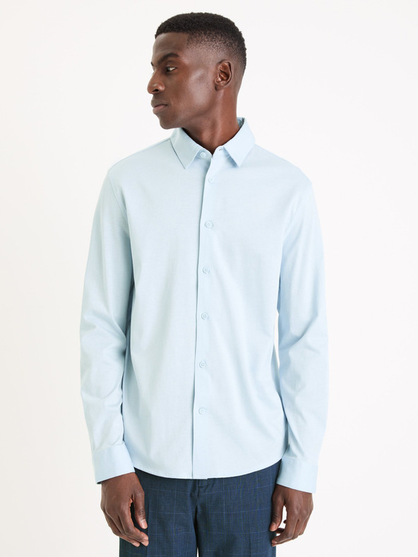 Celio Vajersey Cămașă Albastru